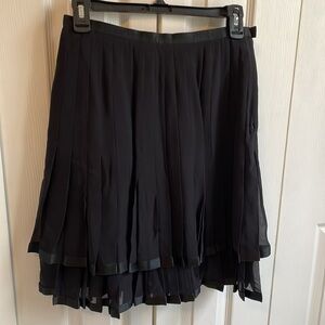 Carolyne Roehm tiered pleated skirt